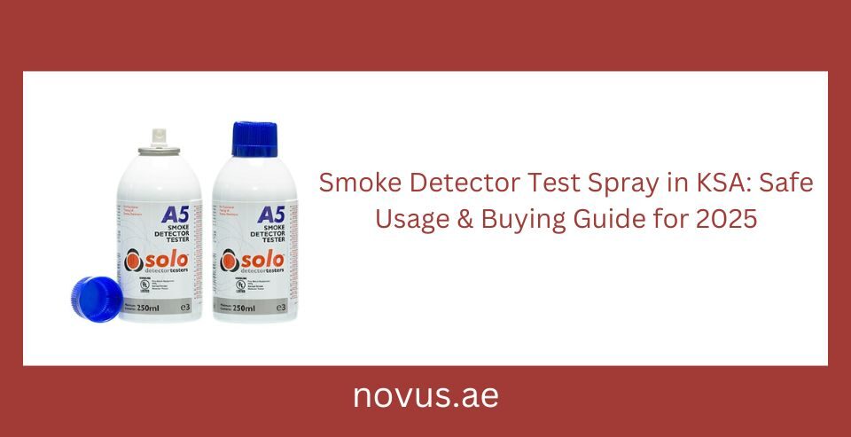 Smoke Detector Test Spray in KSA: Safe Usage & Buying Guide for 2025