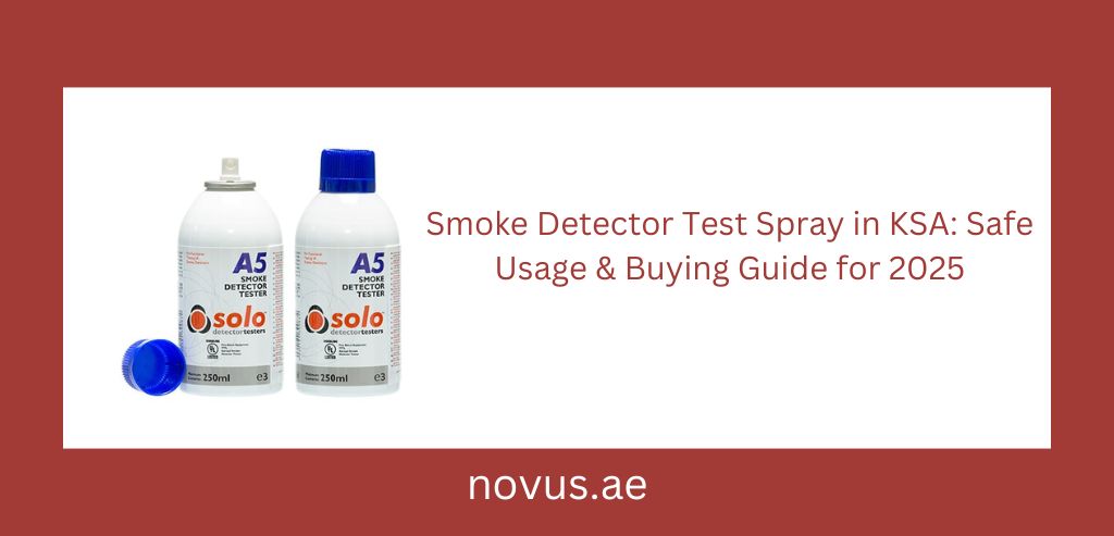 Smoke Detector Test Spray in KSA: Safe Usage & Buying Guide for 2025
