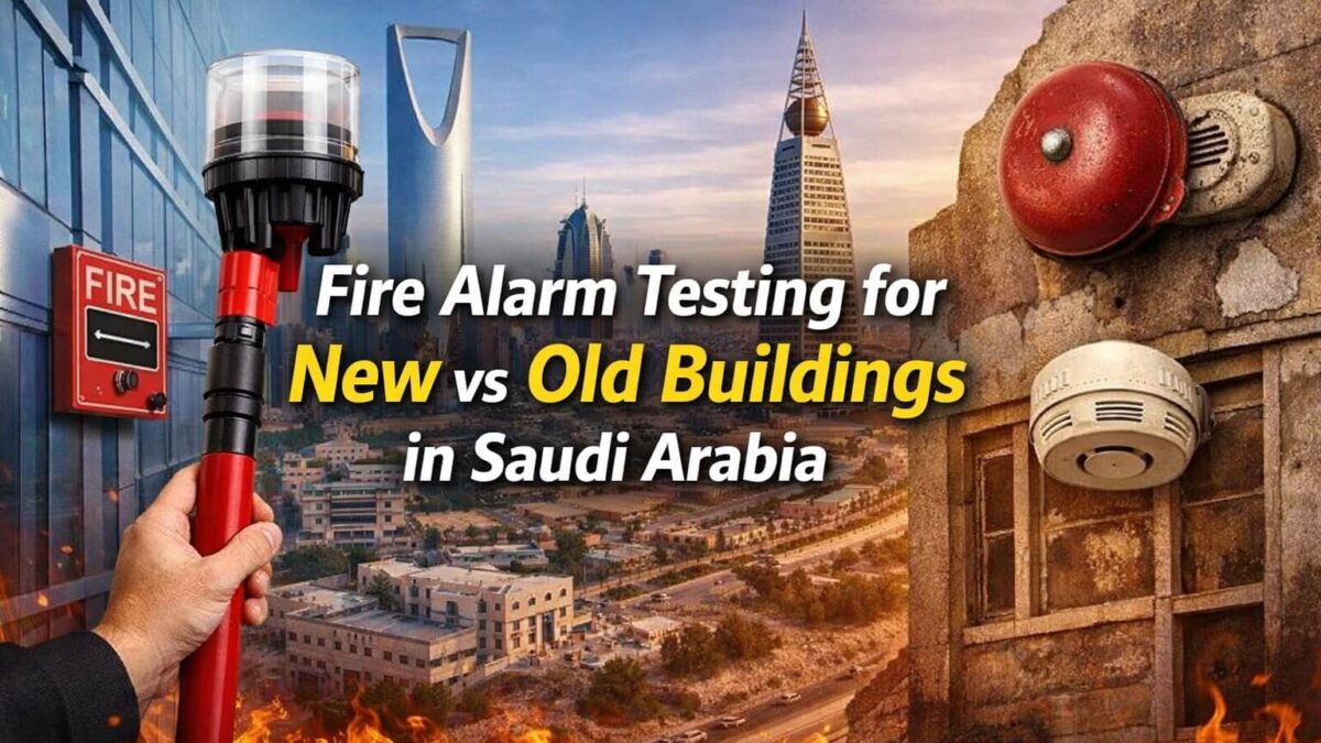 Fire Alarm Testing for New vs Old Buildings in Saudi Arabia
