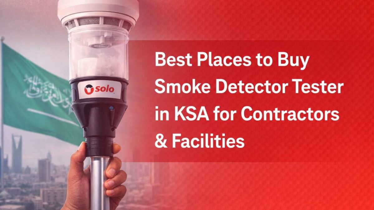 Best Places to Buy Smoke Detector Tester in KSA for Contractors & Facilities