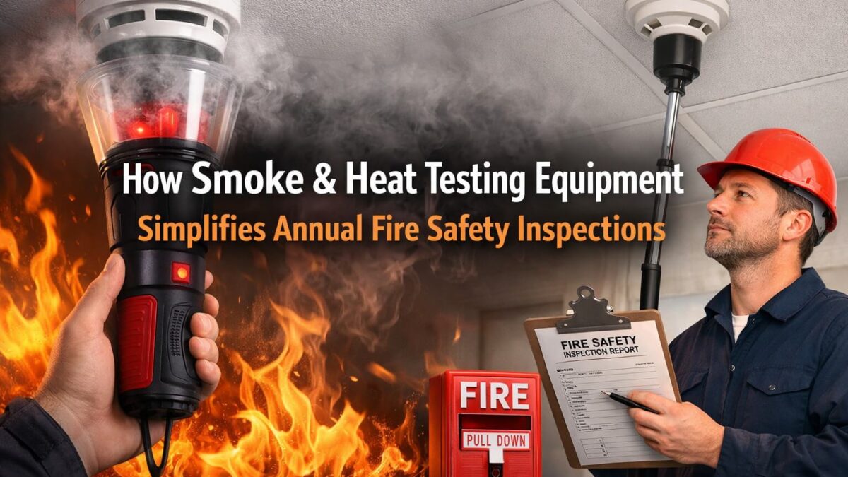How Smoke & Heat Testing Equipment Simplifies Annual Fire Safety Inspections