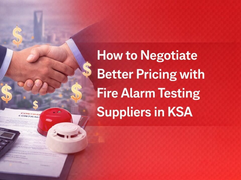 How to Negotiate Better Pricing with Fire Alarm Testing Suppliers in KSA