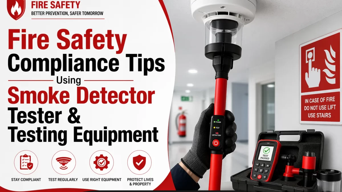 Fire Safety Compliance Tips Using Smoke Detector Tester & Testing Equipment