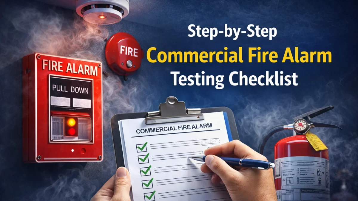 Step-by-Step Commercial Fire Alarm Testing Checklist