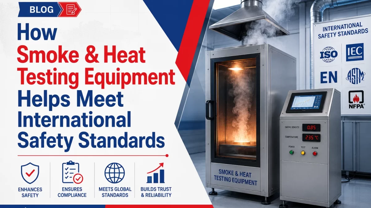 How Smoke & Heat Testing Equipment Helps Meet International Safety Standards