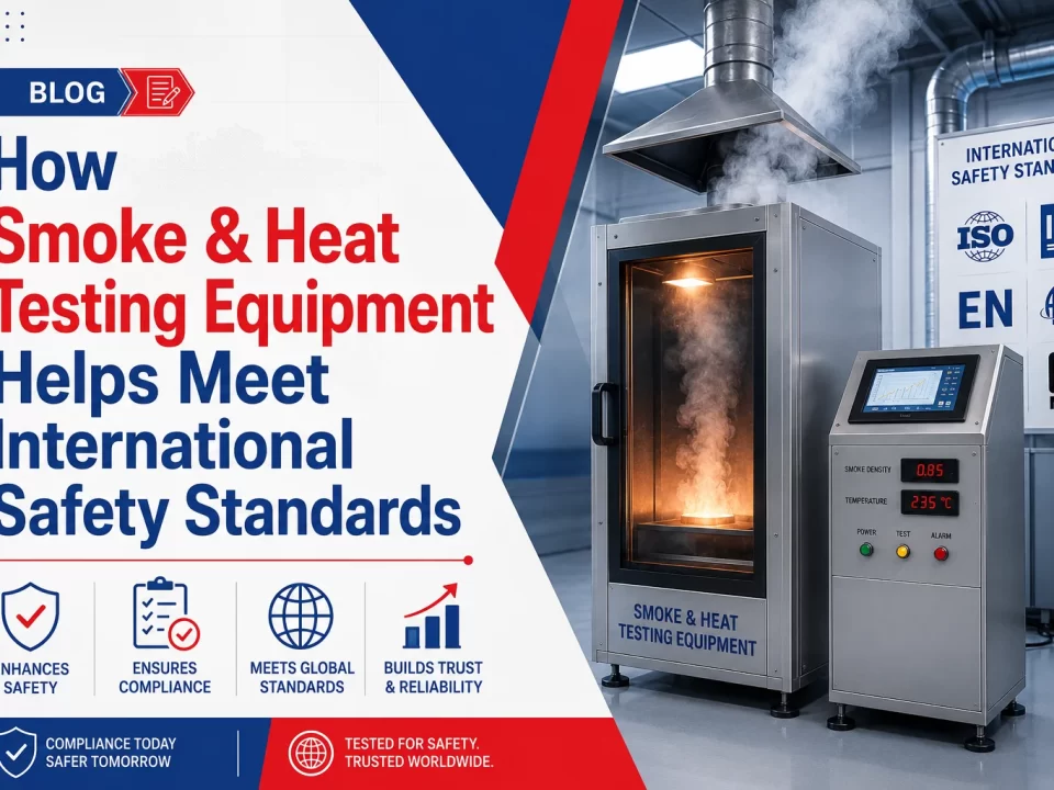 How Smoke & Heat Testing Equipment Helps Meet International Safety Standards