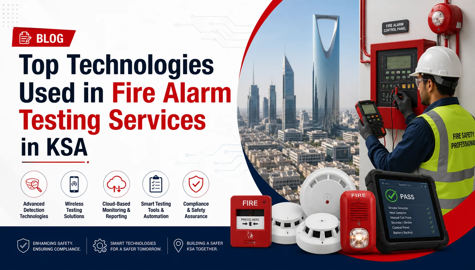 Top Technologies Used in Fire Alarm Testing Services in KSA