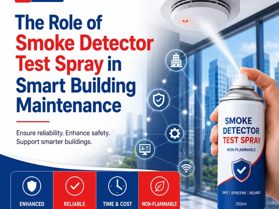 The Role of Smoke Detector Test Spray in Smart Building Maintenance