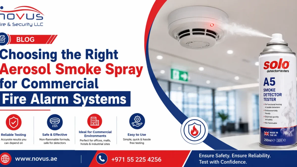 Choosing the Right Aerosol Smoke Spray for Commercial Fire Alarm Systems