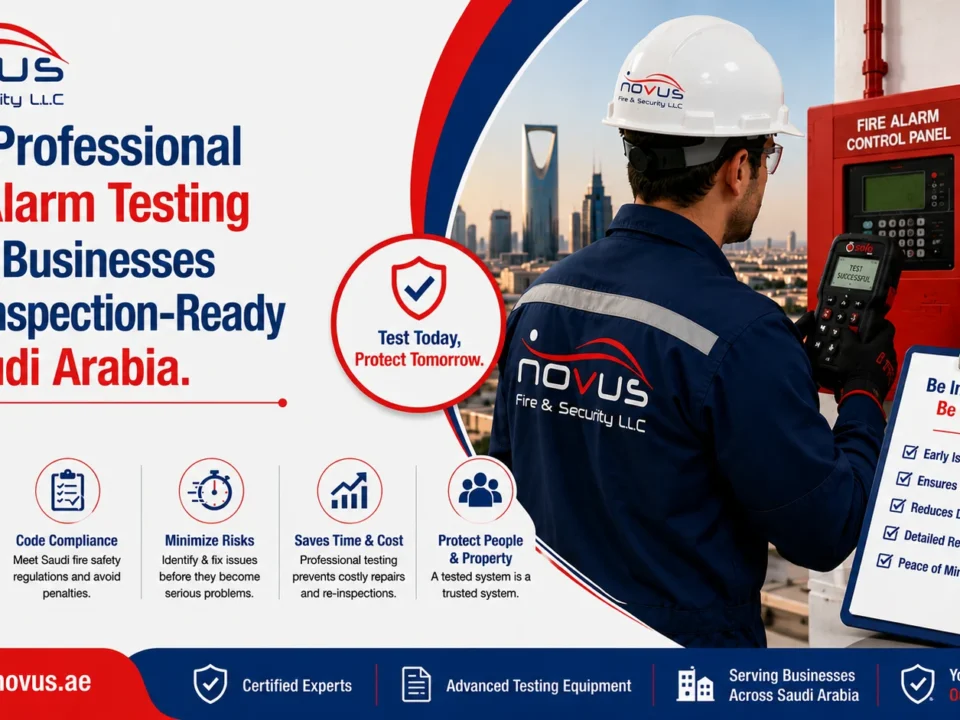 How Professional Fire Alarm Testing Helps Businesses Stay Inspection-Ready in Saudi Arabia