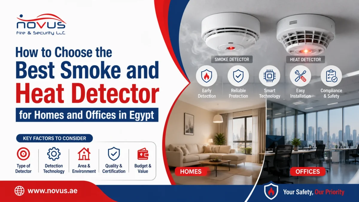 How to Choose the Best Smoke and Heat Detector for Homes and Offices in Egypt