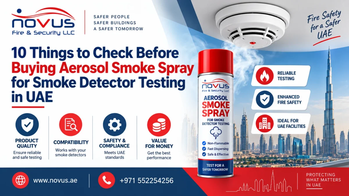 10 Things to Check Before Buying Aerosol Smoke Spray for Smoke Detector Testing in UAE